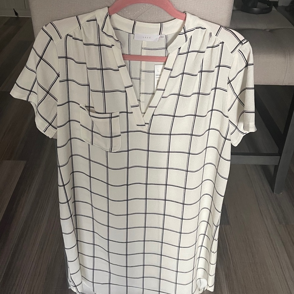 Lush checkered dress